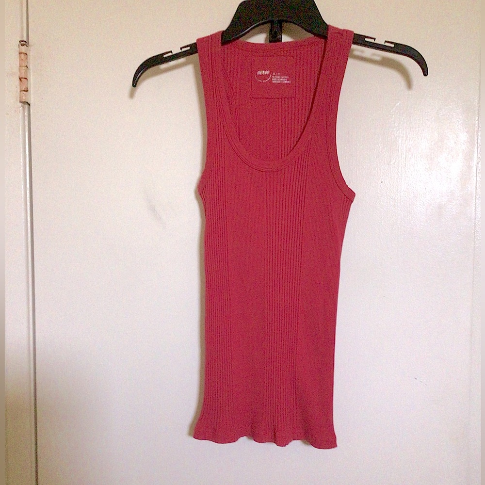 Aerie Ribbed Henley Tank Top